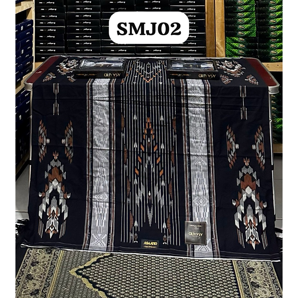 SARUNG ASSATID SMJ (ORI) & ASSHOQR EMERALD DOBBY RAYON TIMBUL