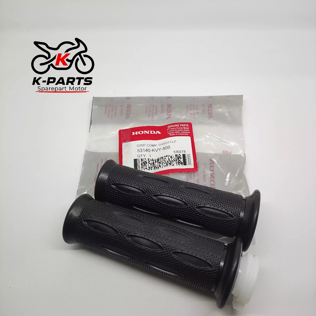 Handgrip Handfat Sarung Gas Set Karet Stang KVY Motor Beat Spacy Vario Karbu