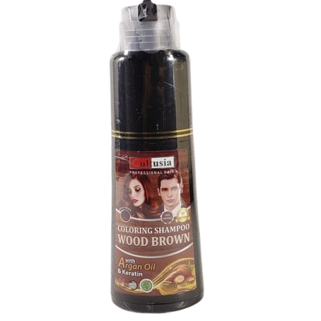 Cultusia Shampo Uban Original 160ml Coklat Semir Rambut Kultusia  Brown Uban Collor Pria Wanita