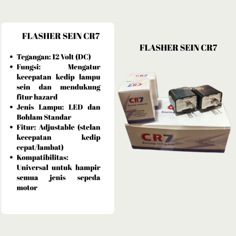 FLASHER CR7 FLASHER SEIN CR7 universal
