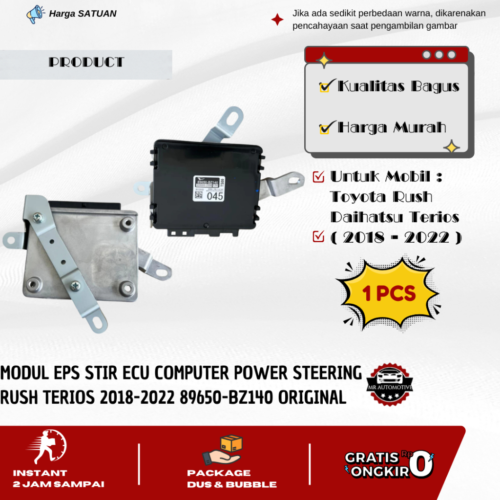 Modul Eps Stir Ecu Computer Power Steering Rush Terios 2018-2022 89650-BZ140 Original