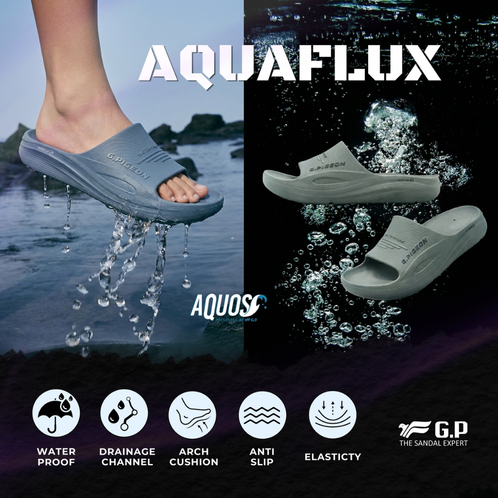 Sandal Selop Karet Gold Pigeon Aquos Series AQUAFLUX A5350