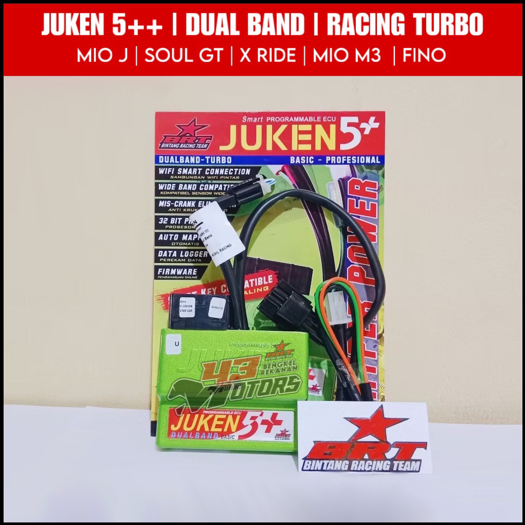 ECU JUKEN 5++ MIO J / SOUL GT / X RIDE | MIO M3 / FINO DUAL BAND | RACING TURBO