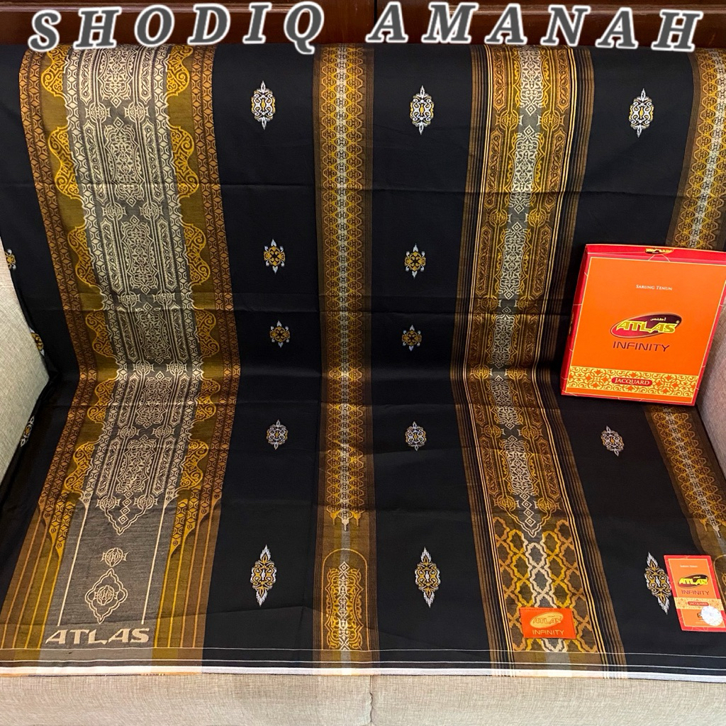 Sarung atlas universal jacquard | atlas infinity jaguard dobby kembang |atlas idaman jaguard