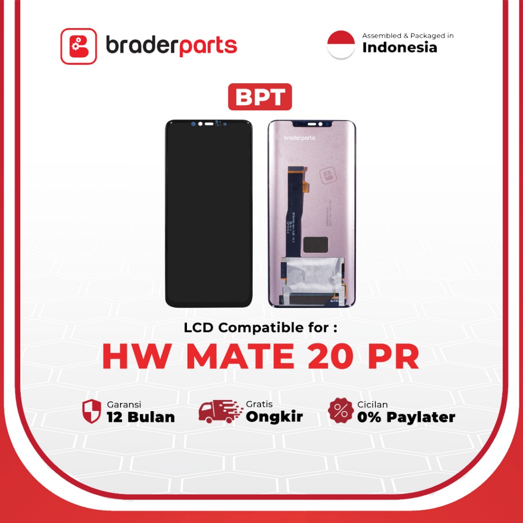 Braderparts Layar LCD Touchscreen Huawei Mate 20 Pro