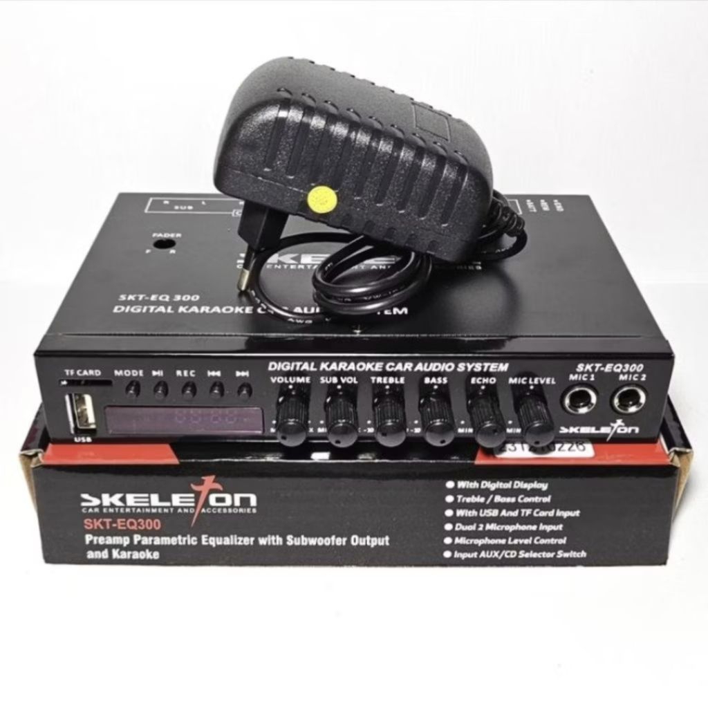 Parametrik Pream Equalizer Bluetooth + Adaptor SKT-EQ300