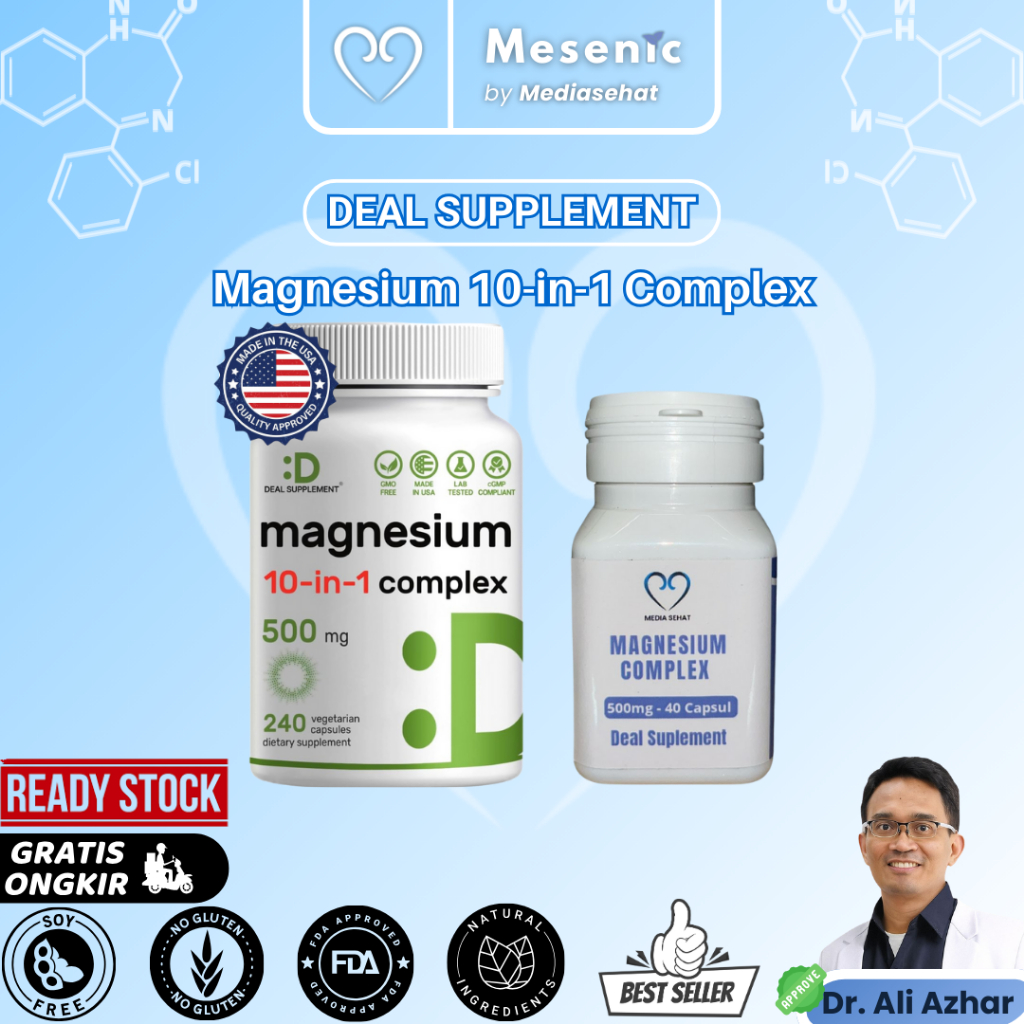 Deal Supplement Magnesium 10 in 1 Complex 500 mg