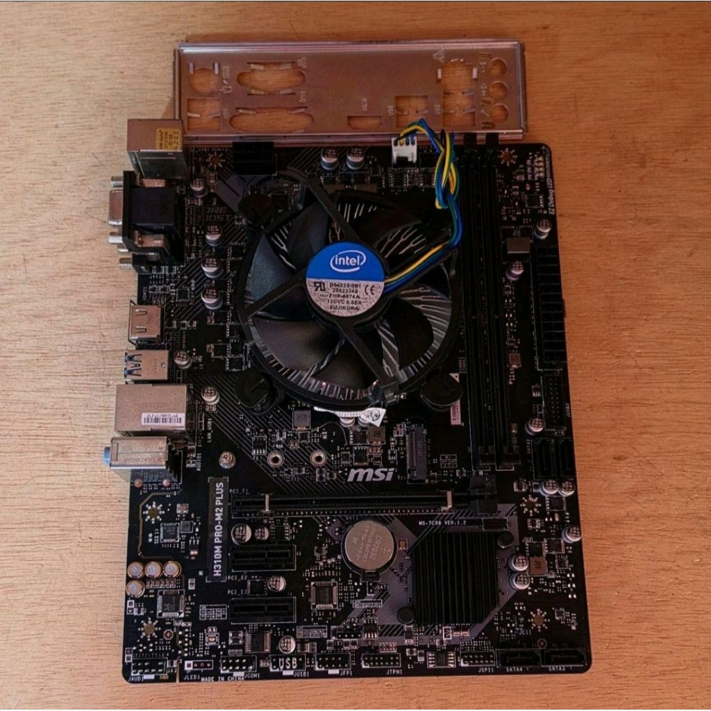 PAKET CORE i3 8100 + MOBO MSI H310M + FAN
