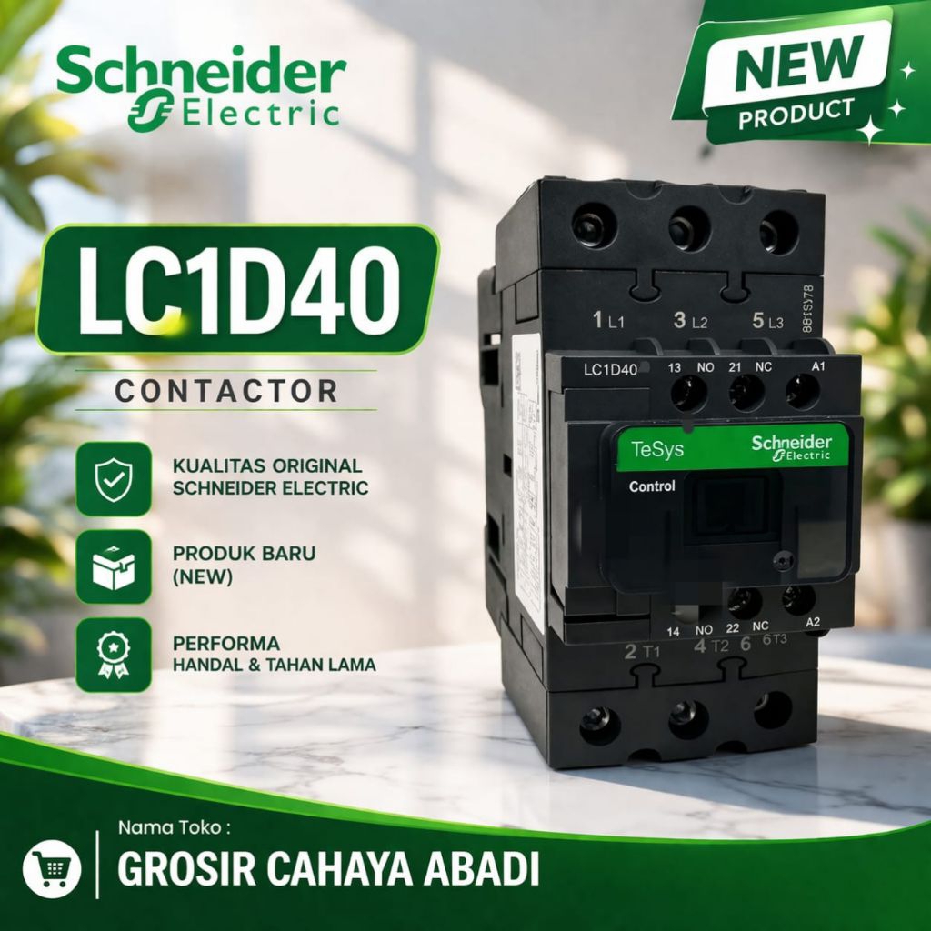 contactor schneider 60a lc1d40ad7 42vac 3p kontaktor Schneider lc1d40d7 kontaktor lc1d40d7 kontaktor