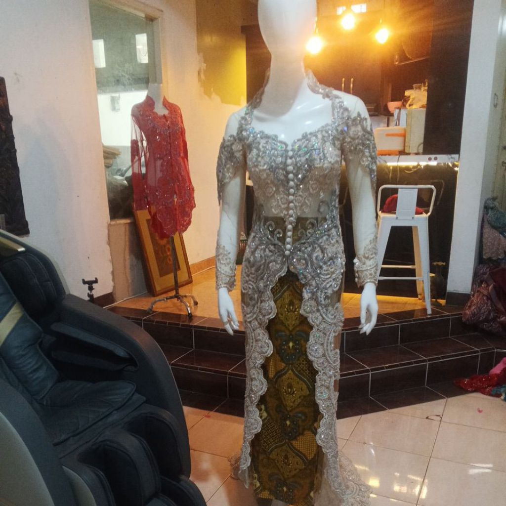 kebaya pengantin muslim pl