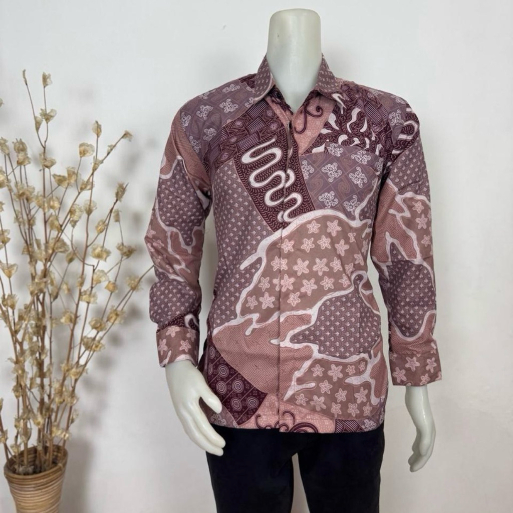 BATIK PREMIUM LAPIS FURING Bahan Katun Jepang Motif Bintang Abstrak