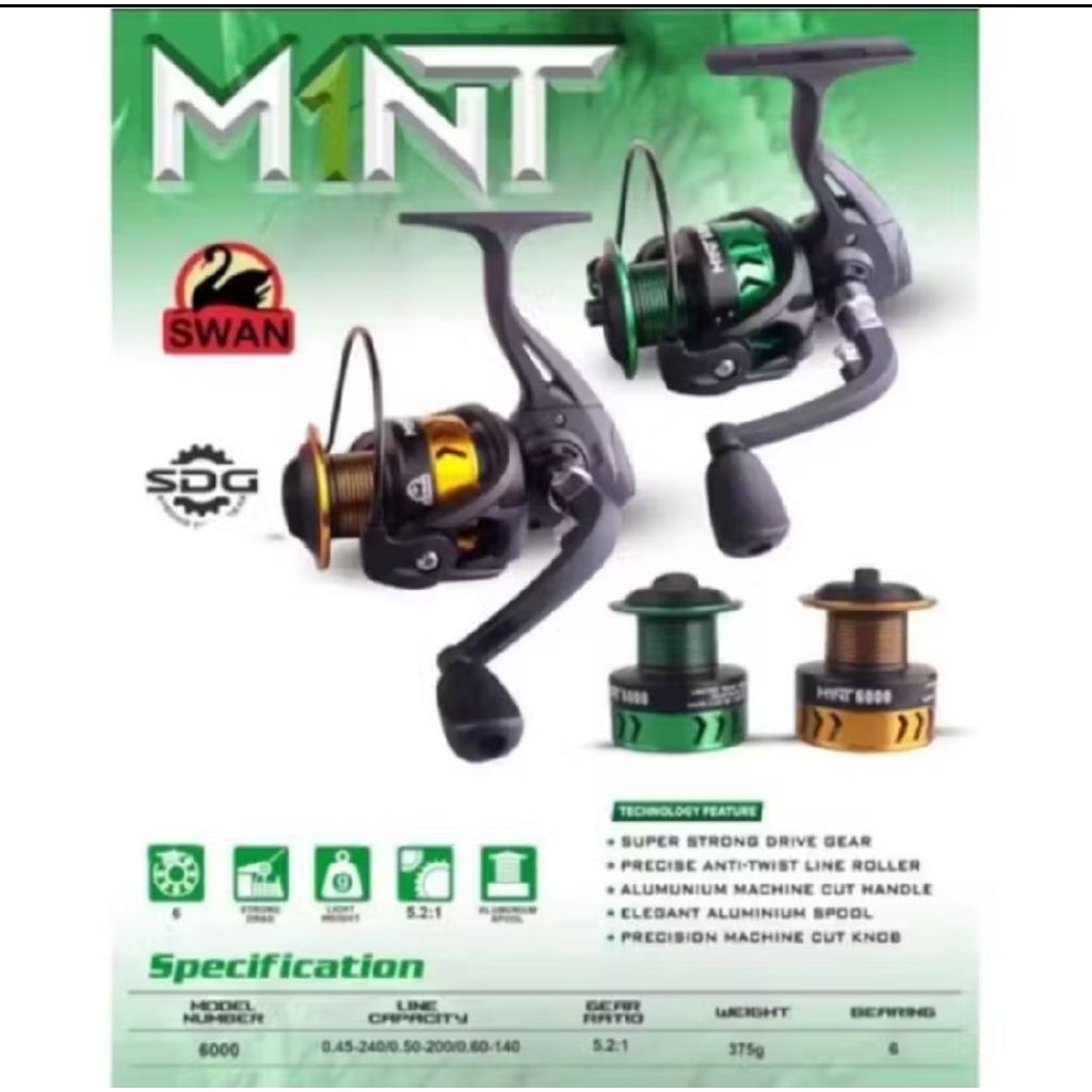 Reel murah Swan Mint 3000