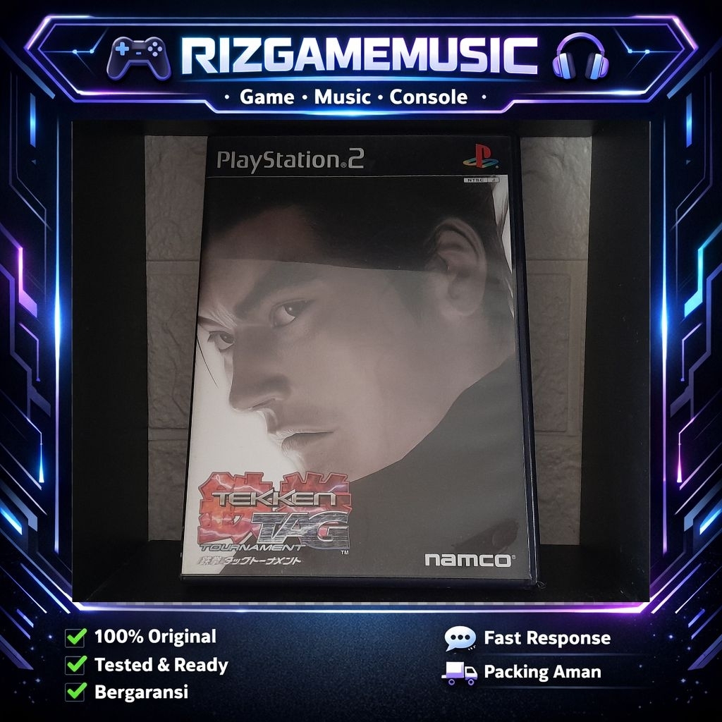Kaset PS2 DVD PS 2 Tekken Tag Original Jpn