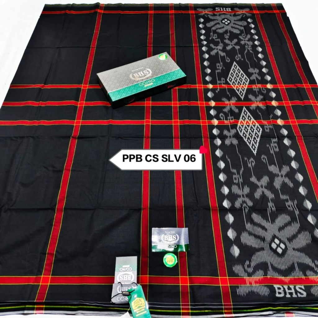 Sarung BHS COSMO Motif PPF PPB CMN CKB PPA CTB PPE Mix Silver