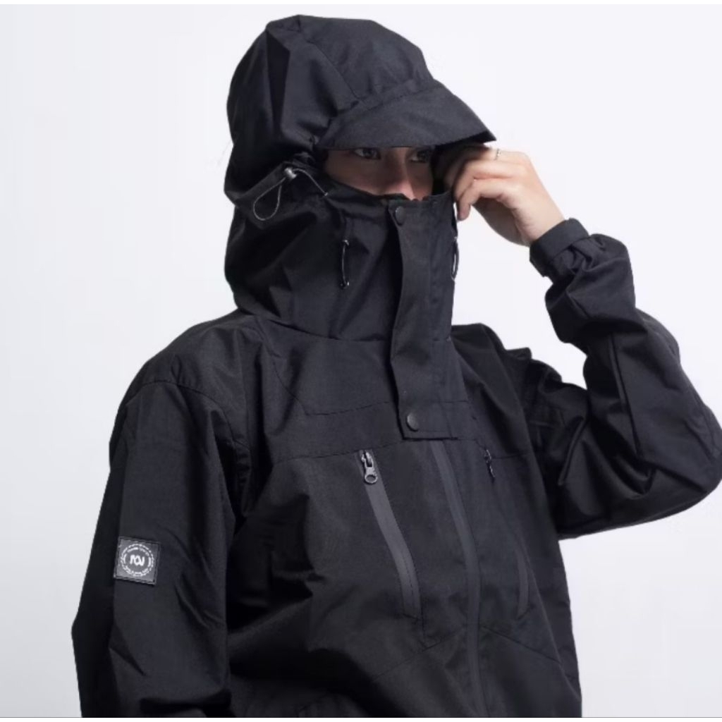 Troublemaker Gorpcore Jacket - Malika Black - Outdoor Jacket