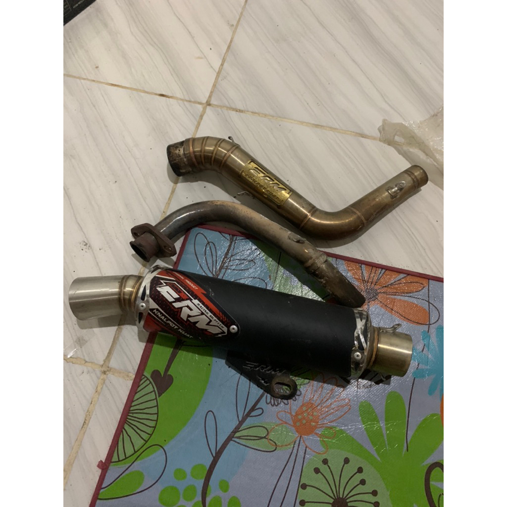 knalpot erm vario 125/150 led new