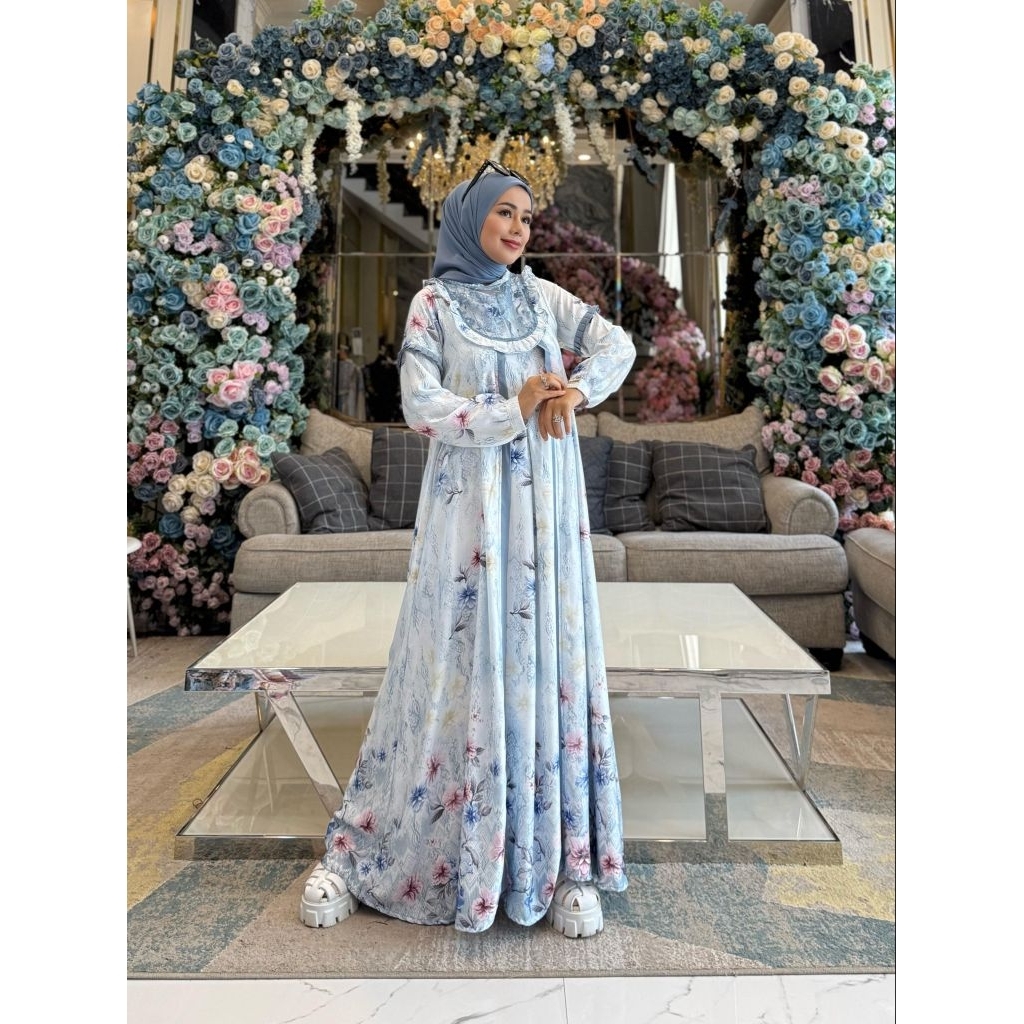 [READY] GRANADA DRESSS by JOURNEY SCARVES / Granada Dress Journey / Gamis Muslimah Journey Mewah Ter