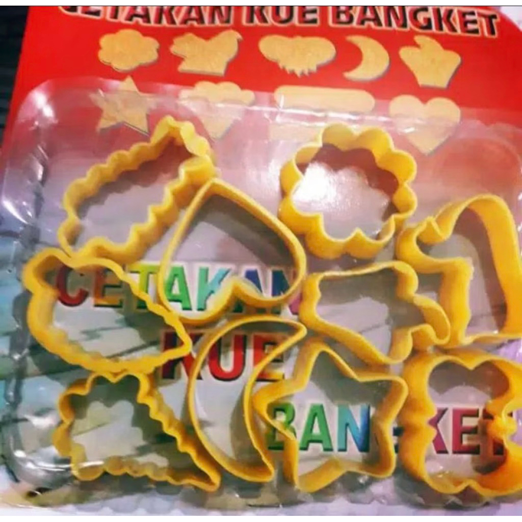 Cetakan kue bangket Isi 10 macam / Cetakan kue kering