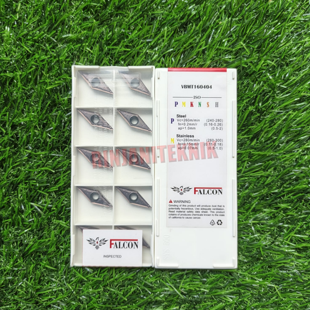 Insert Bubut VBMT160404-MV / AM720 Finishing