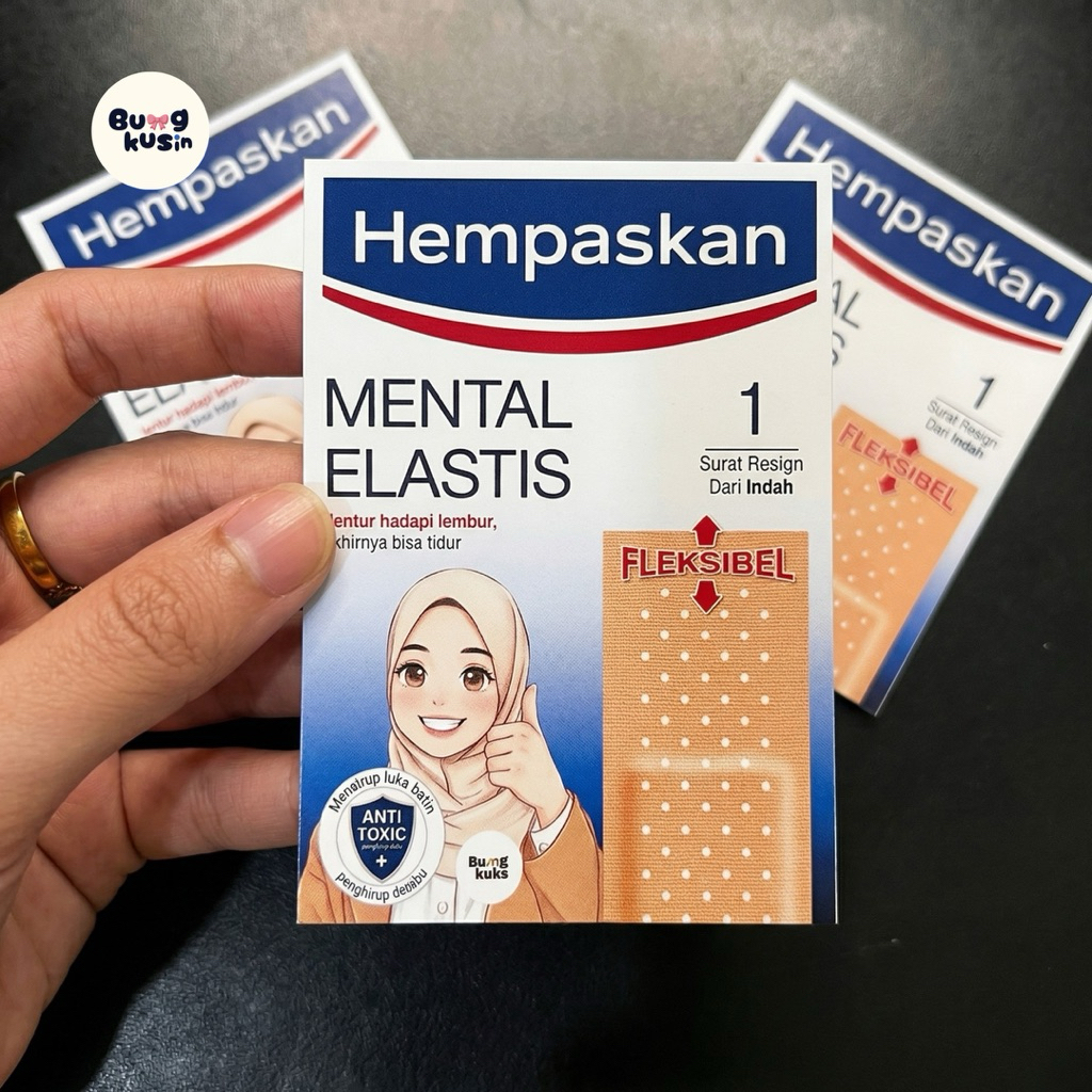Kartu Ucapan Resign (Hansaplast)  Custom Foto Nama – Hadiah Perpisahan Teman Kerja Kado Resign Unik