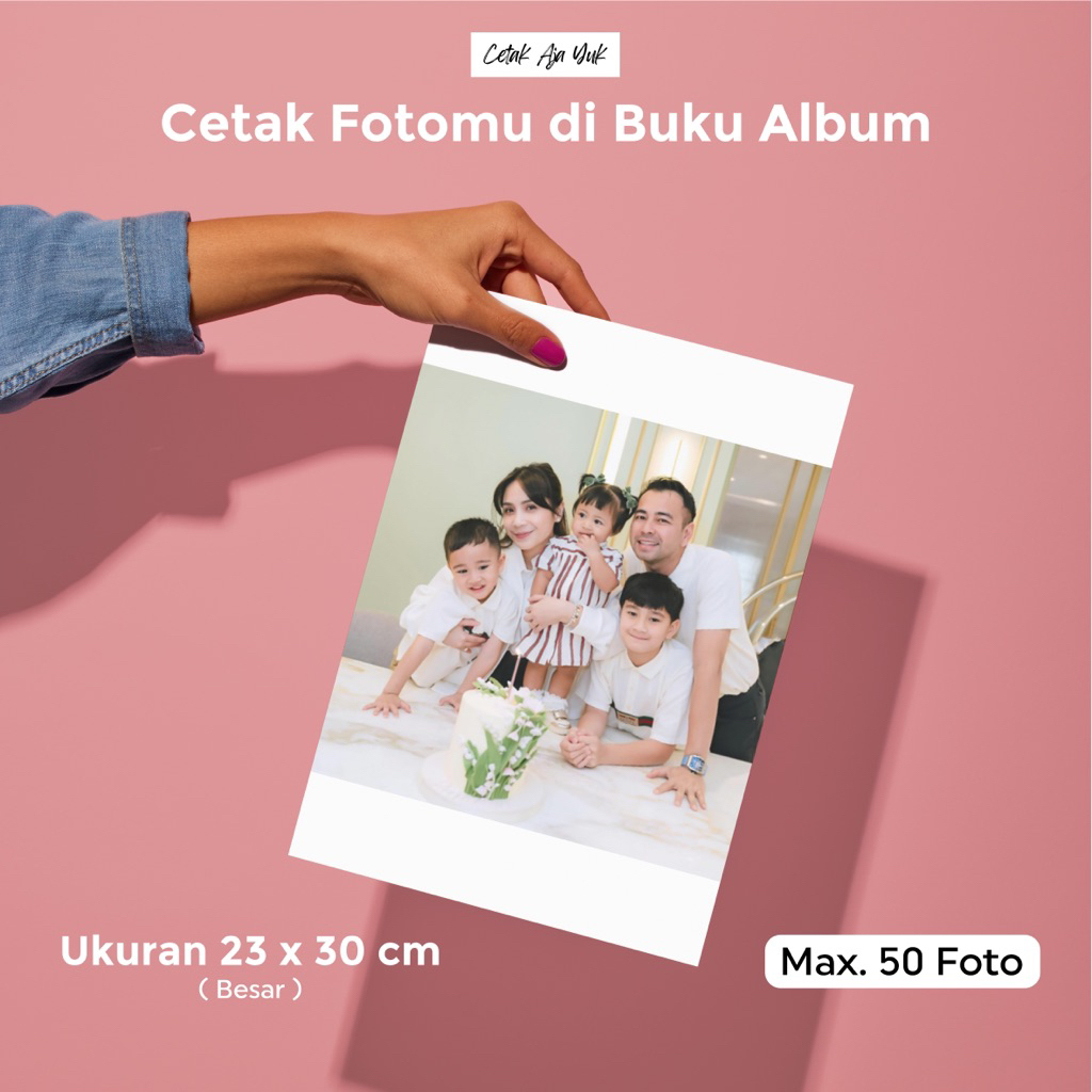 Cetak Foto jadi Buku Album Keren Aesthetic