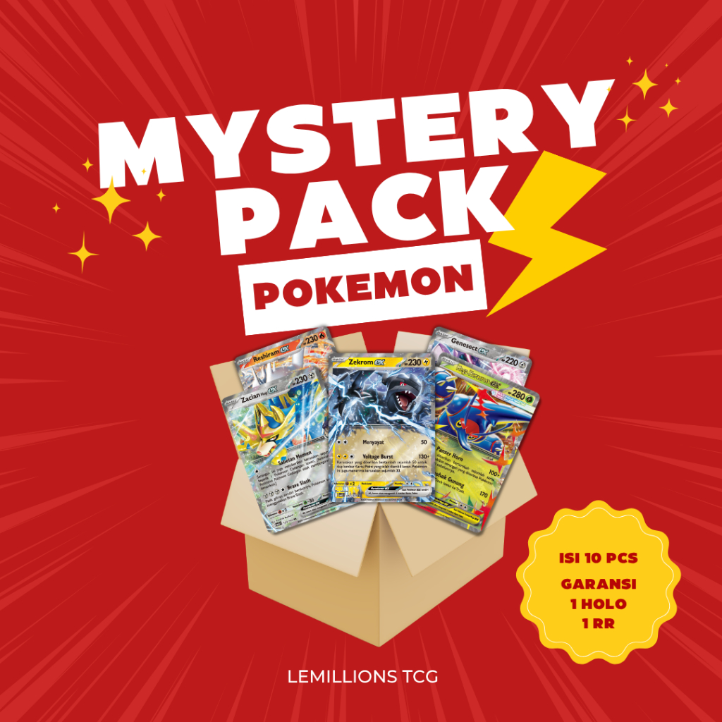 Mystery Pack Kartu Pokemon TCG by Lemillions