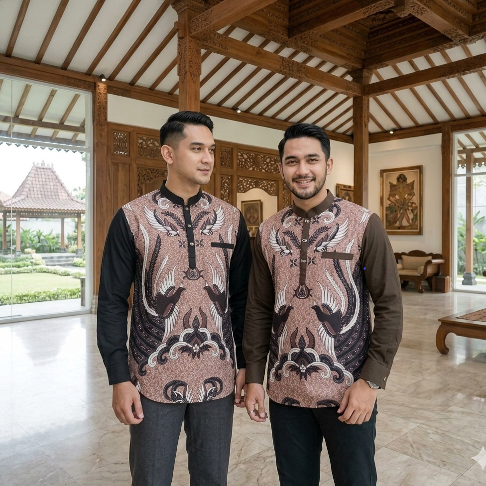 koko Kurta batik sultan Lengan Panjang - Kemeja Koko Kurta Eksklusif lengan panjang kancing sultan