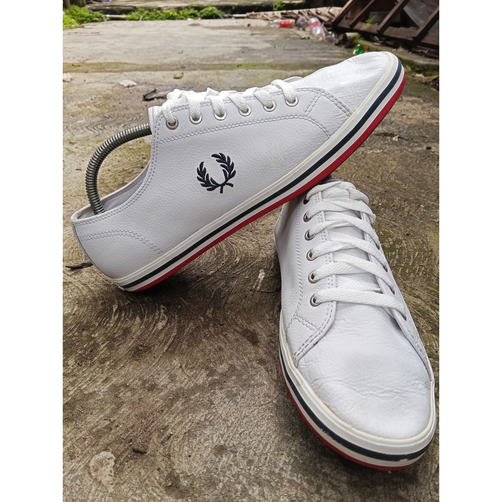 sepatu casual Fred Perry kingston sz 42 43 kulit