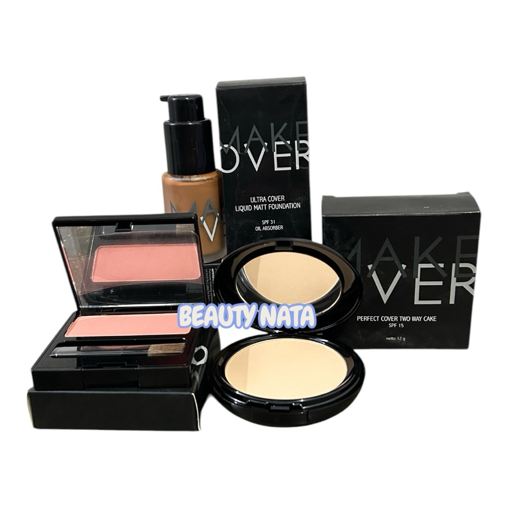 Paket Produk Makeup MAKE OVER 3 in 1 Terlaris Original 100 %