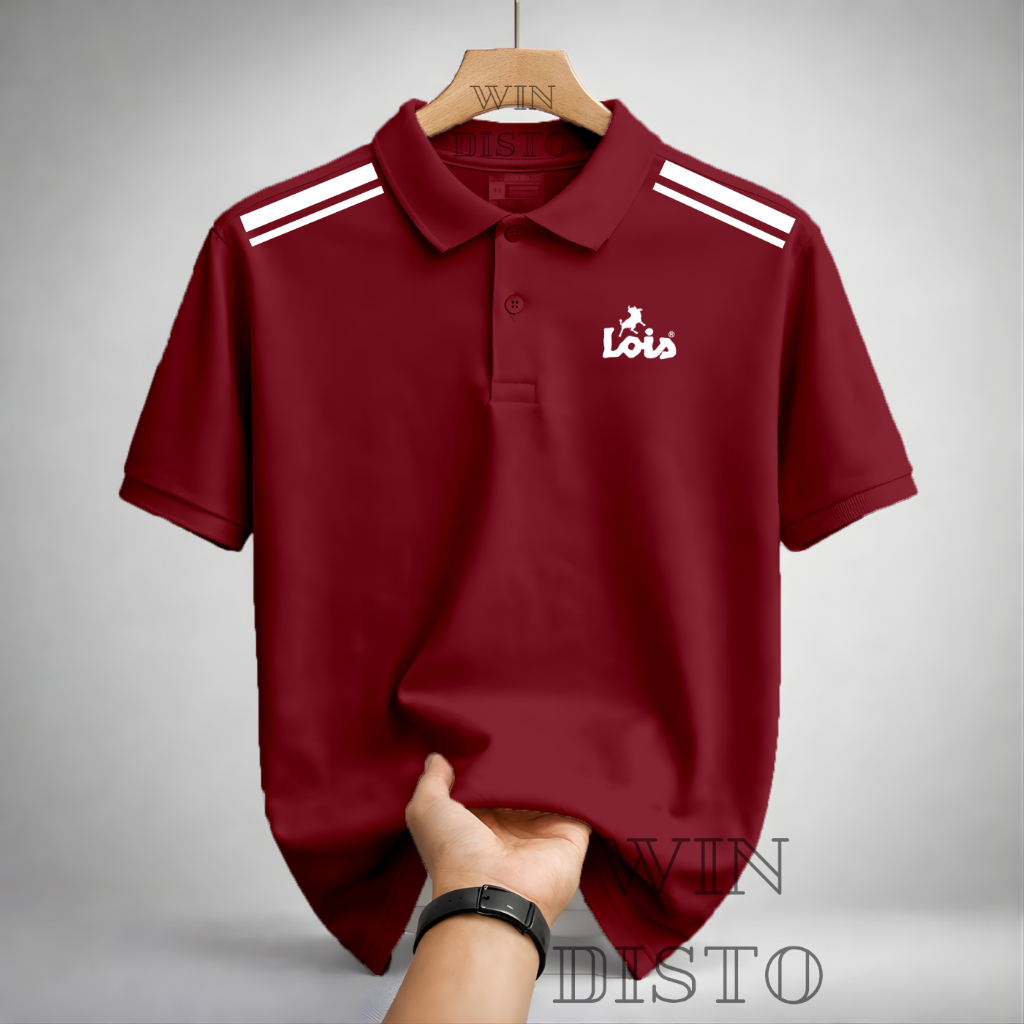 KAOS POLO SHIRT PRIA lOIS / KAOS KRAH TERMURAH / KAOS KERAH POLO PREMIUM / KAOS KERAH DEWASA HIGH QU