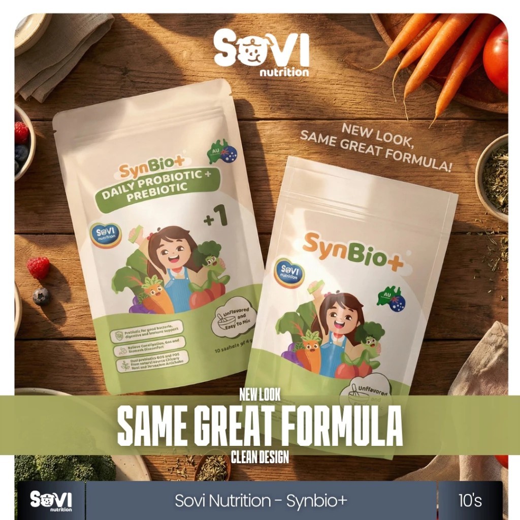Synbio+ Probiotik + Prebiotik - Untuk Pencernaan Anak