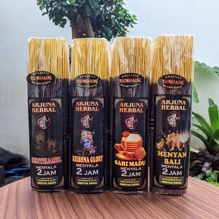 Dupa Hio Arjuna Herbal 32cm Menyala 2 Jam Dupa Mertha Dewa Aromaterapi