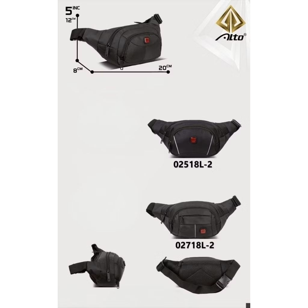 Tas pria waist bag selempang Palo alto original