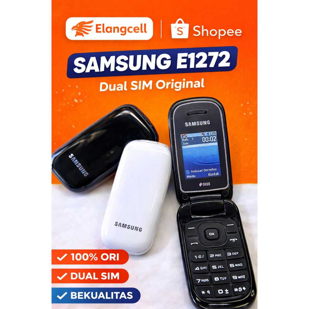 SAMSUNG E1272 Dual Sim Original 100%  SECOND / BEKAS