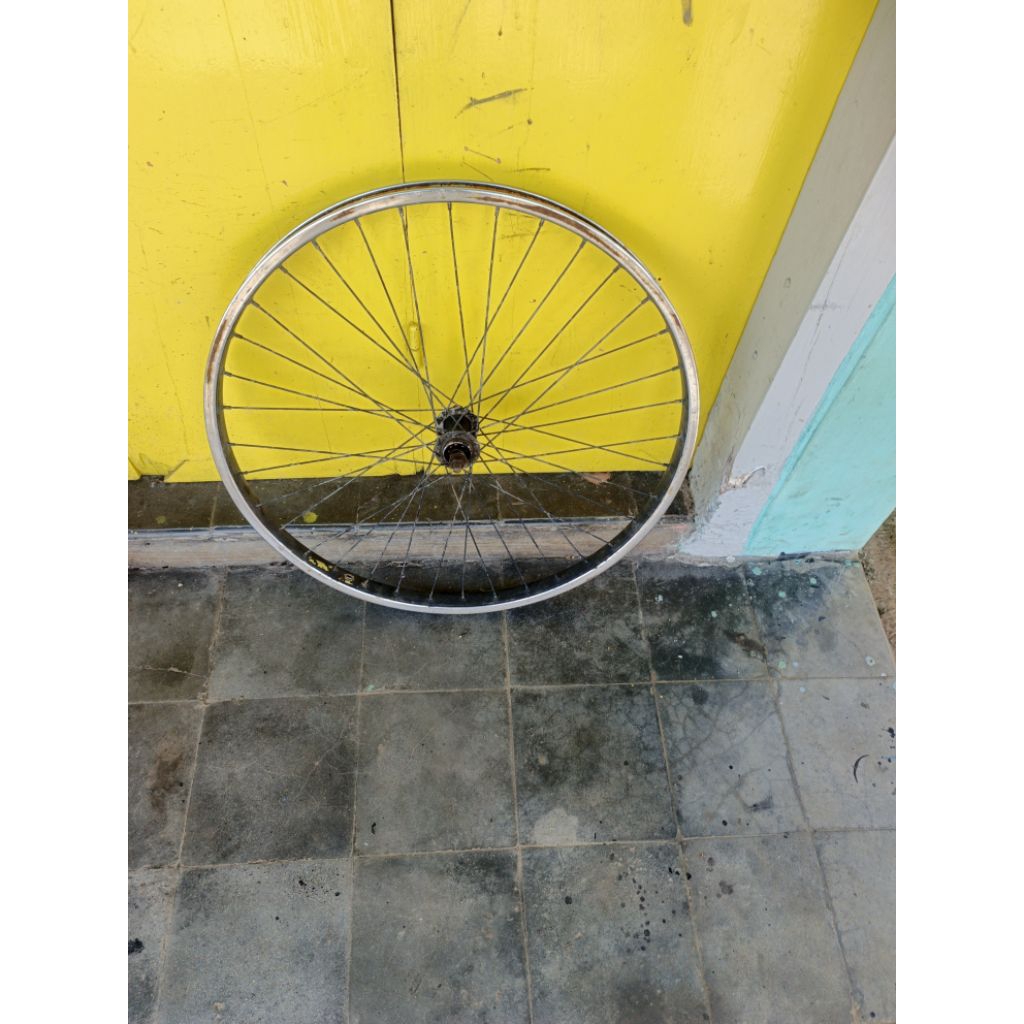 velk sepeda mtb 24 bahan besi depan saja antiq