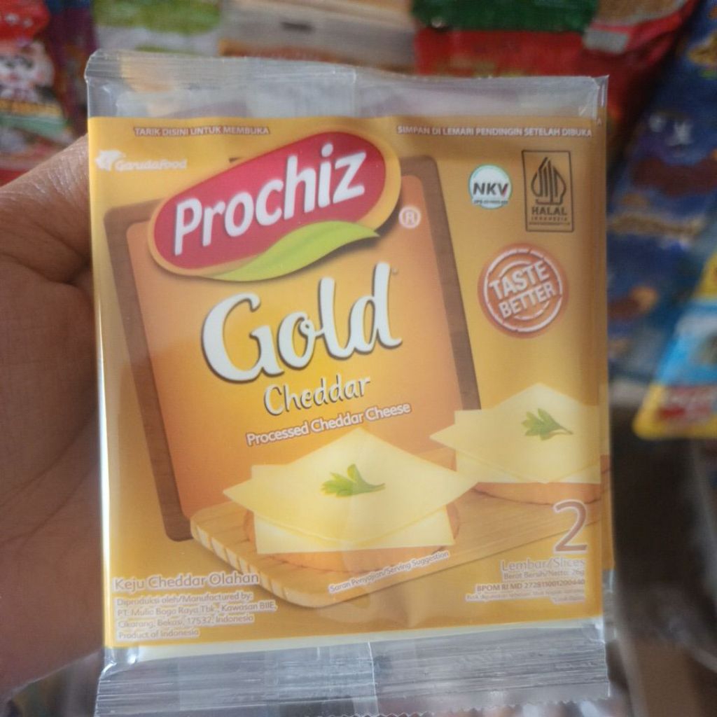 Keju Prochiz Gold Slices 1 Renceng
