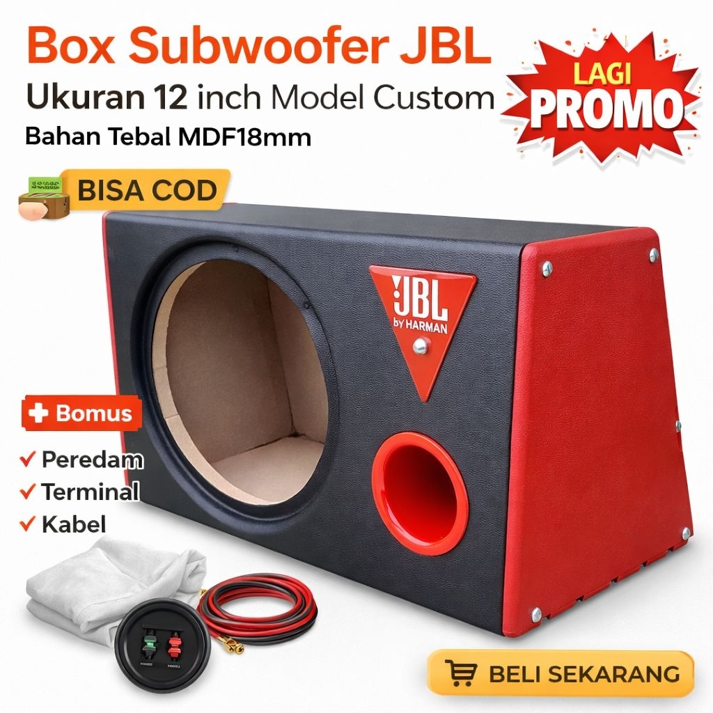 BOX SUBWOOFER  12 INCH BOX  SUBWOOFER BERKUALITAS CUSTOM  BOX TERLARIS