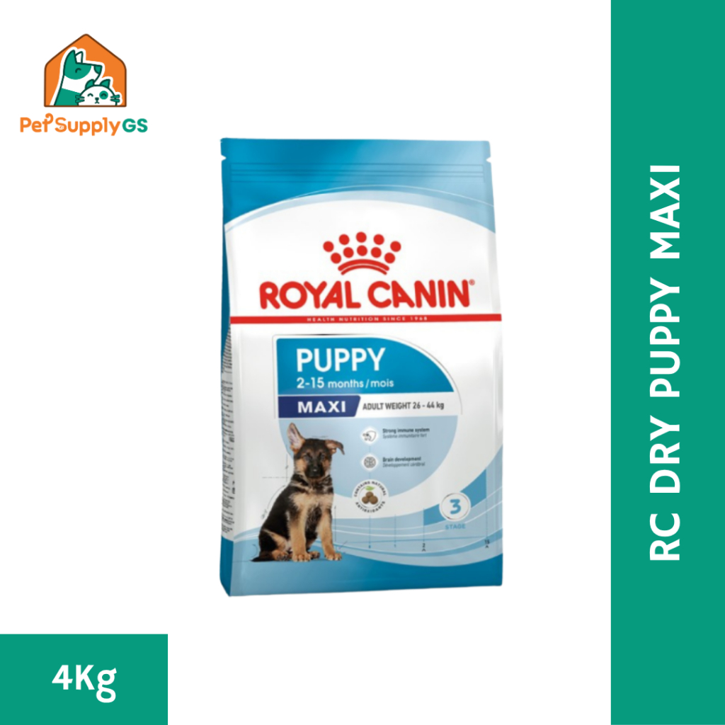 Royal Canin Dog Food Dry Puppy 4 kg Maxi