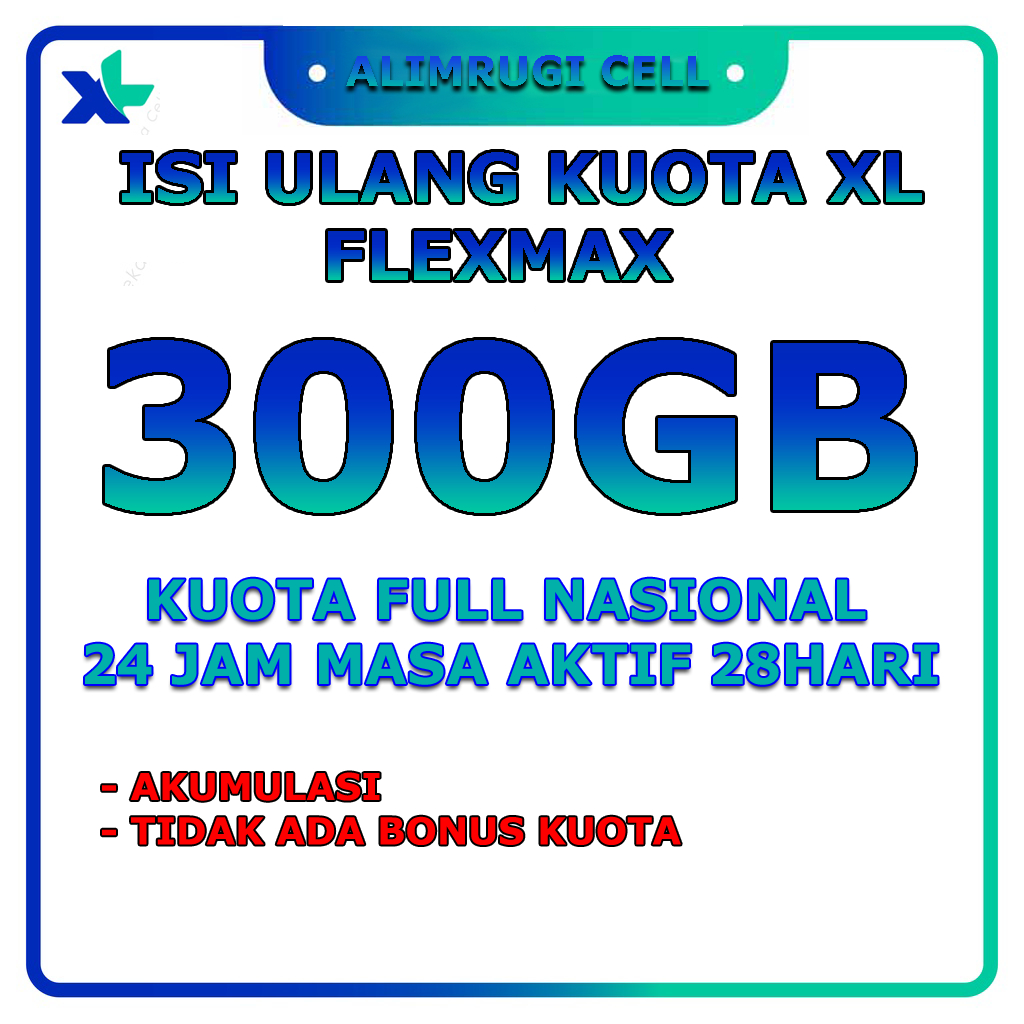 Kuota XL 300GB 28hari