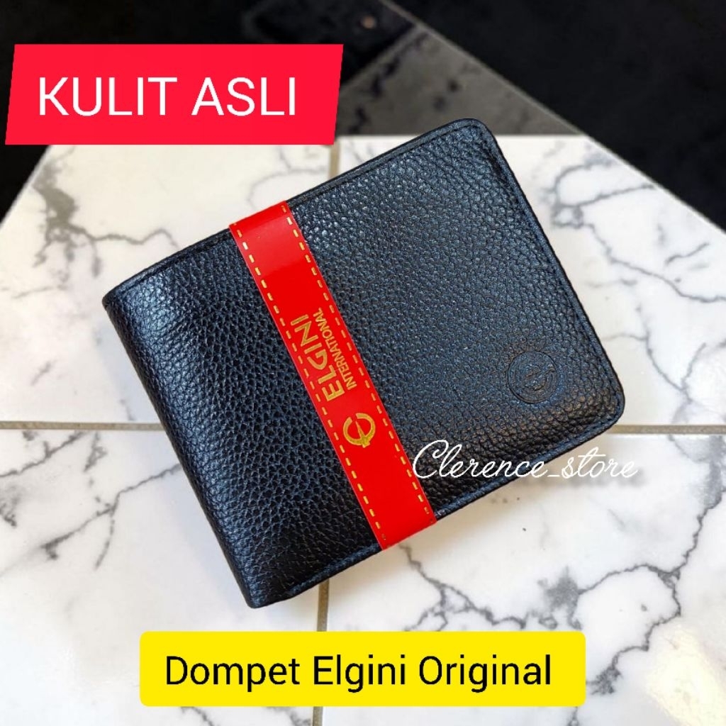 PROMO Dompet Pria Kulit Asli - Dompet Elgini Original 69516