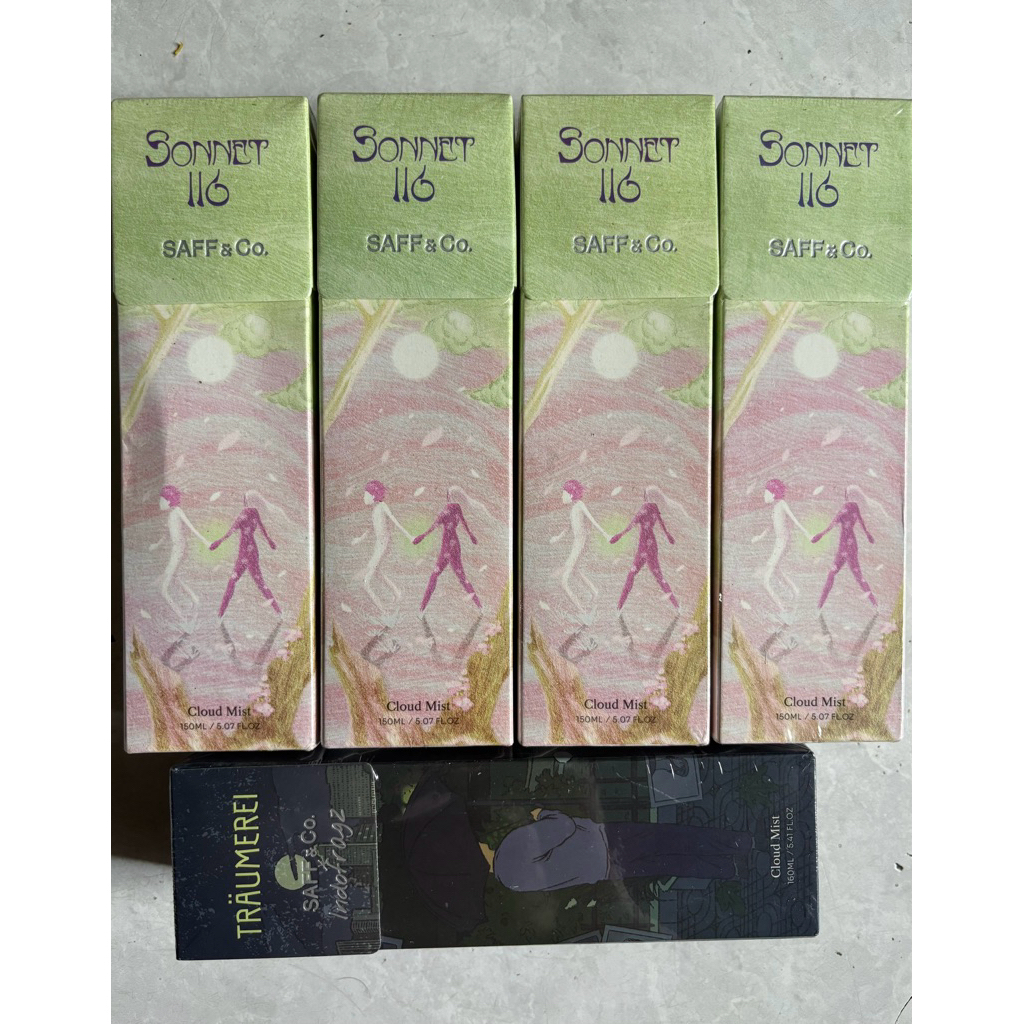 SAFF & Co. Cloud Mist Sonnet 116 / Indofragz Traumerei 150gr Segel