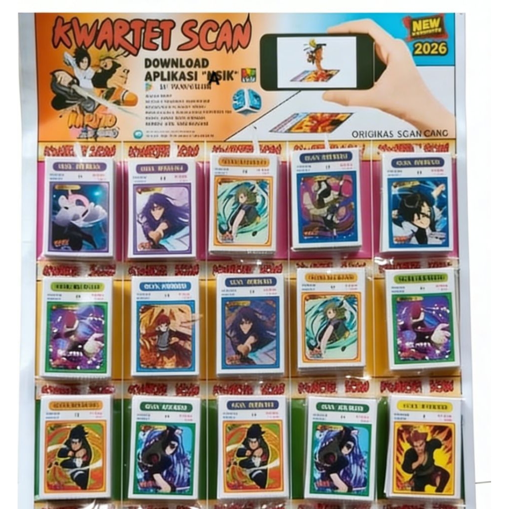 Kwartet KARTU BOBOIBOY Galaxy Kartu scan sken kartu Naruto scan one piece mobile legend Boiboiboy TR