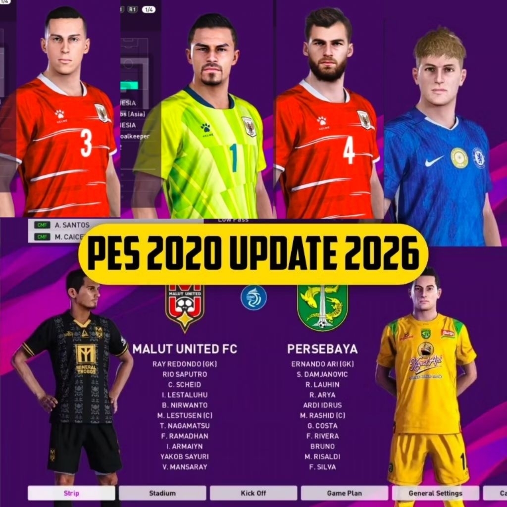 OPTION FILE PATCH PES 2020 UPDATE APRIL 2026 PS4 DAN PS5 ORIGINAL