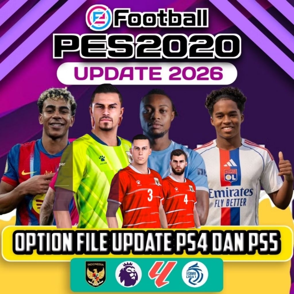 OPTION FILE PATCH PES 2020 UPDATE 2026 APRIL PS 4 DAN PS 5 ORIGINAL