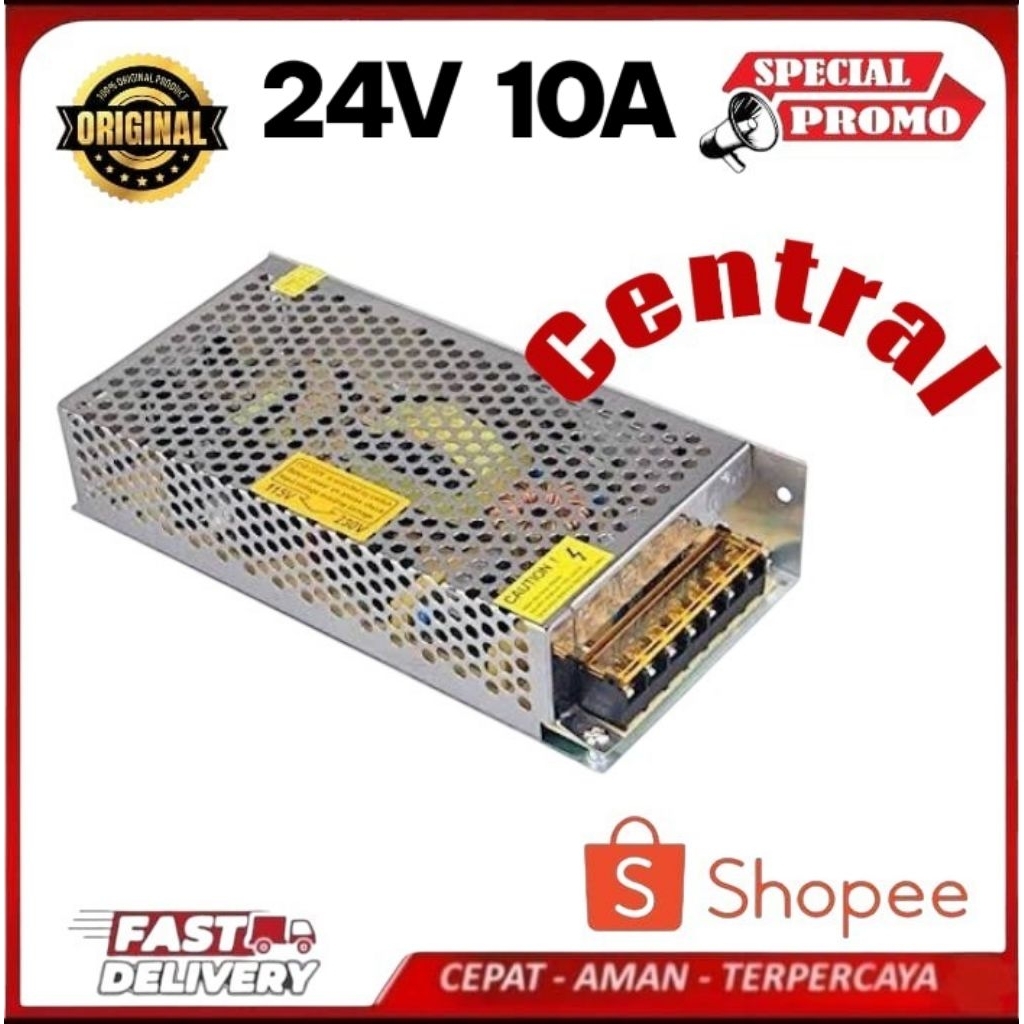 POWER SUPPLY 24V 10A / PSU 24V 10A SMPS TRAFO SWITCHING POWER