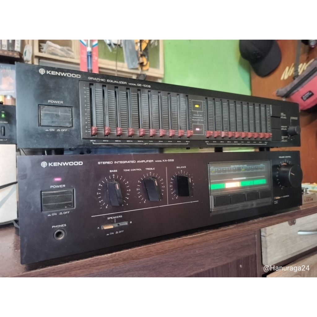 amplifier+equalise kenwood ka55b/equaliser kenwood/ampli lenwood