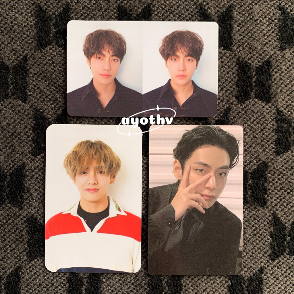 [OFFICIAL] BUNDLE PHOTOCARD PC BTS KIM TAEHYUNG LY TEAR R + HER V + FESTA 2025 DIGICODE GRAMMYS POB