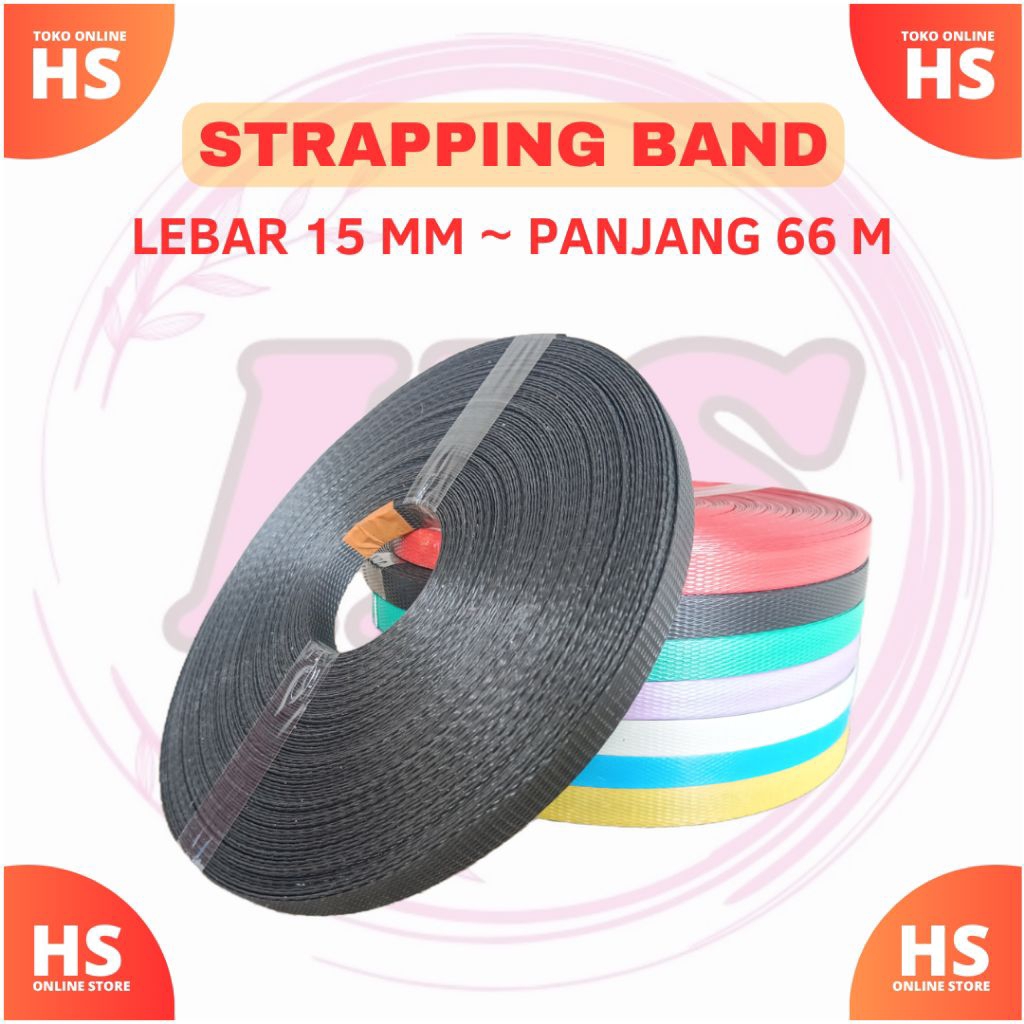 [HITAM] STRAPPING BAND / TALI PETI ECERAN 1 KG