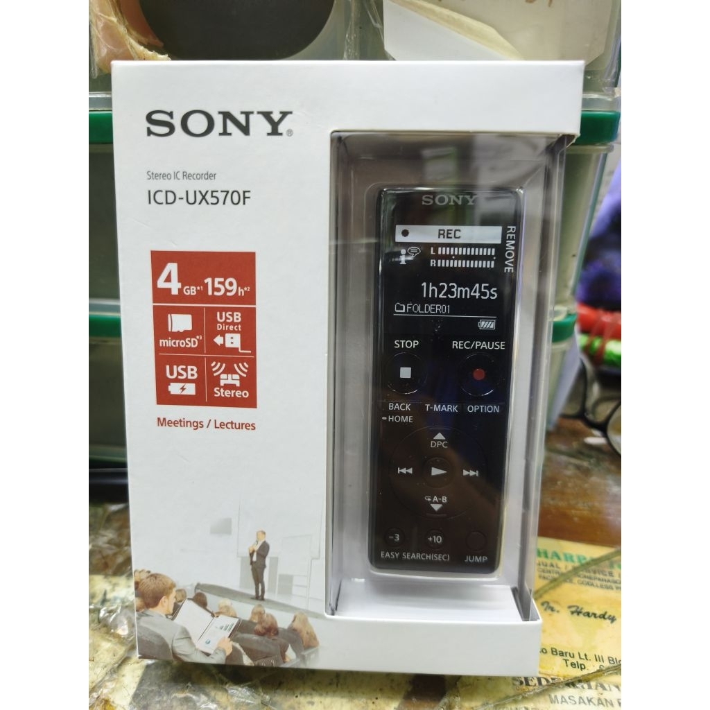 Recorder Sony ICD-UX570F Sony Recorder ICD-UX570F Original