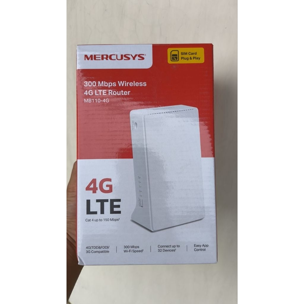 Mercusys Wireless 4G LTE Router (Second)